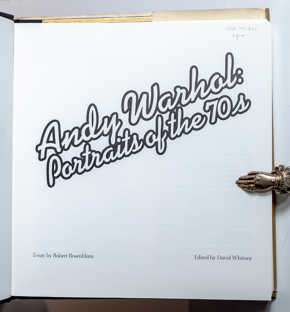 Andy Warhol: Portraits of the 70s.