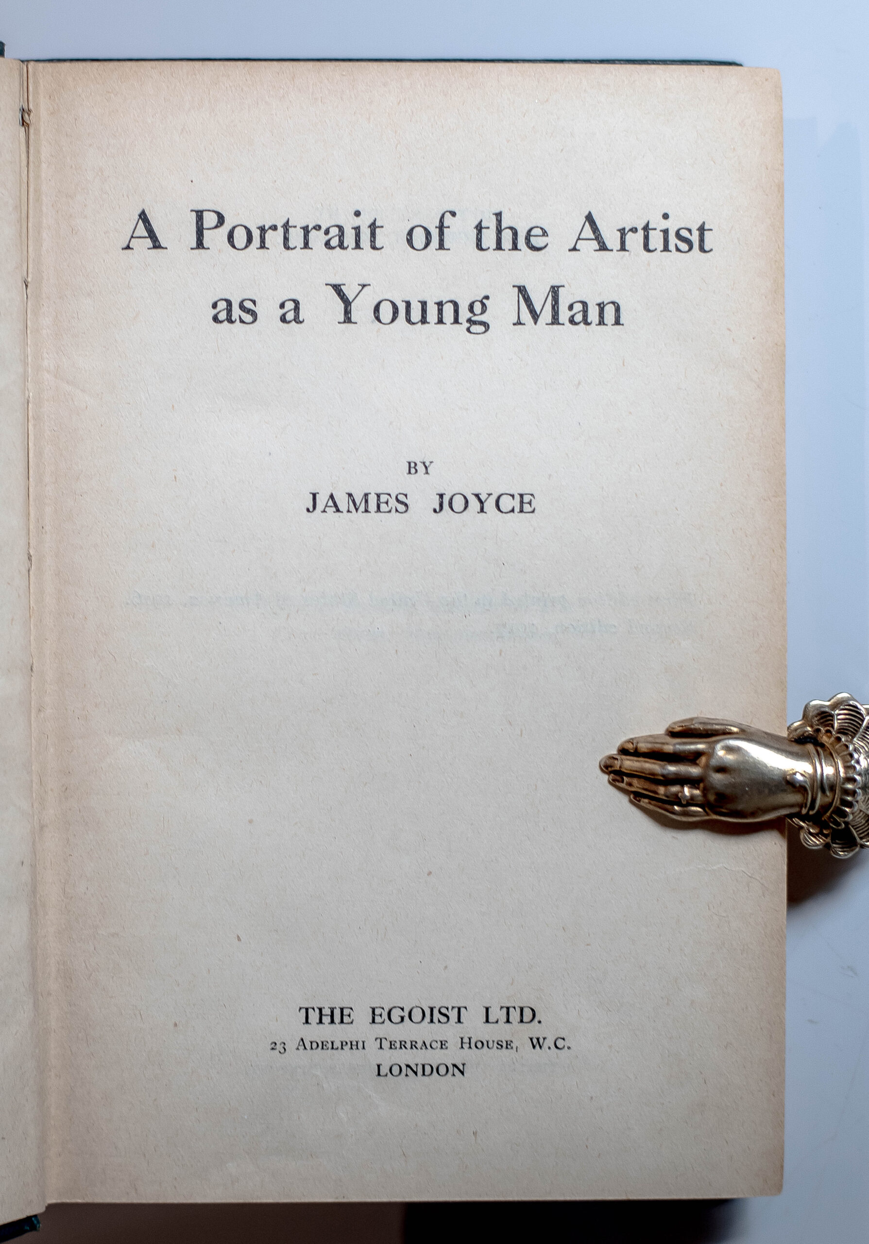 A Portrait of the Artist as a Young Man.