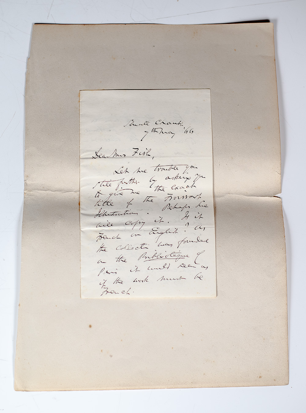 Ulysses S. Grant Treaty of Washington Signed Document Collection.