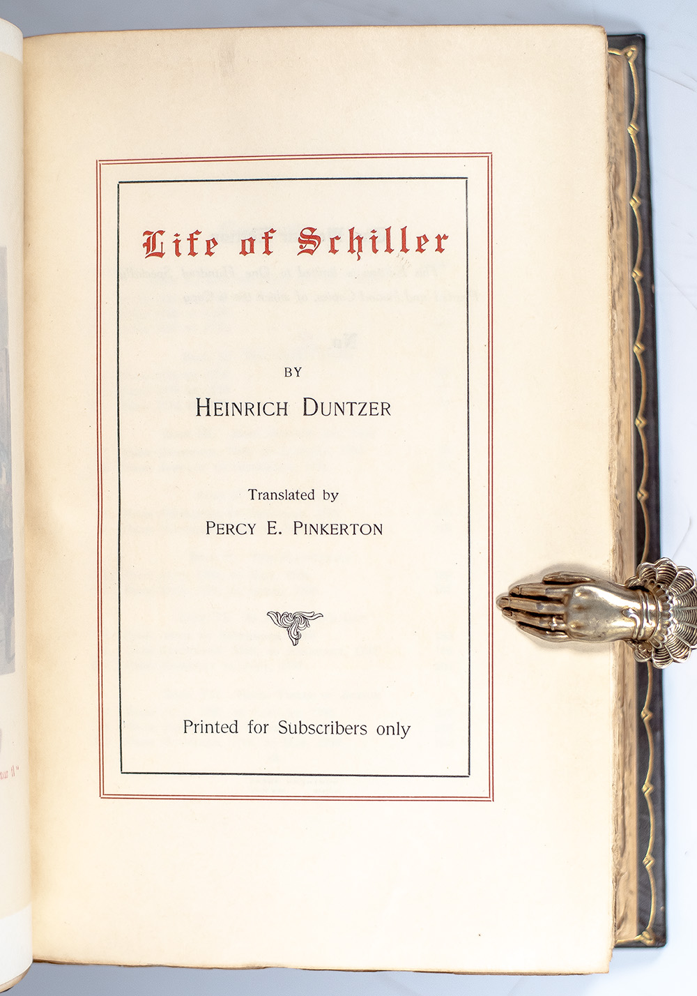The Works of Friedrich Schiller.