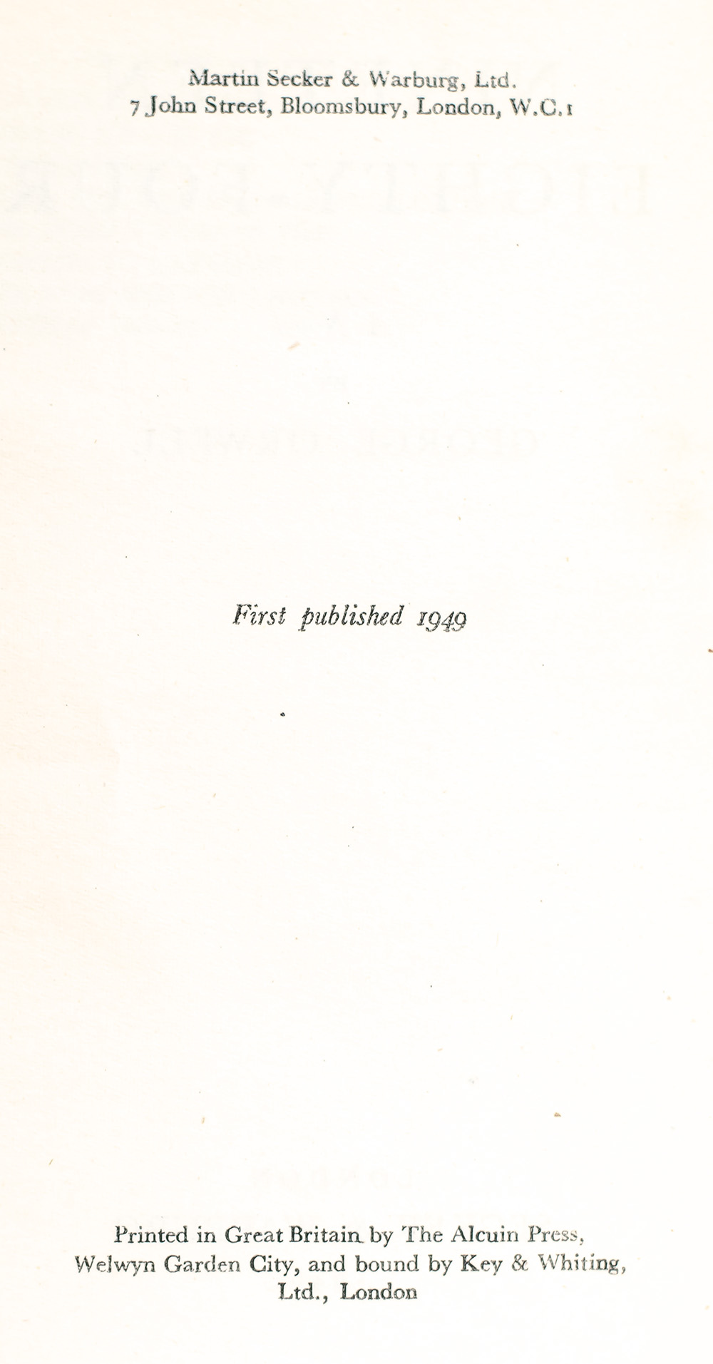 Nineteen Eighty-Four.