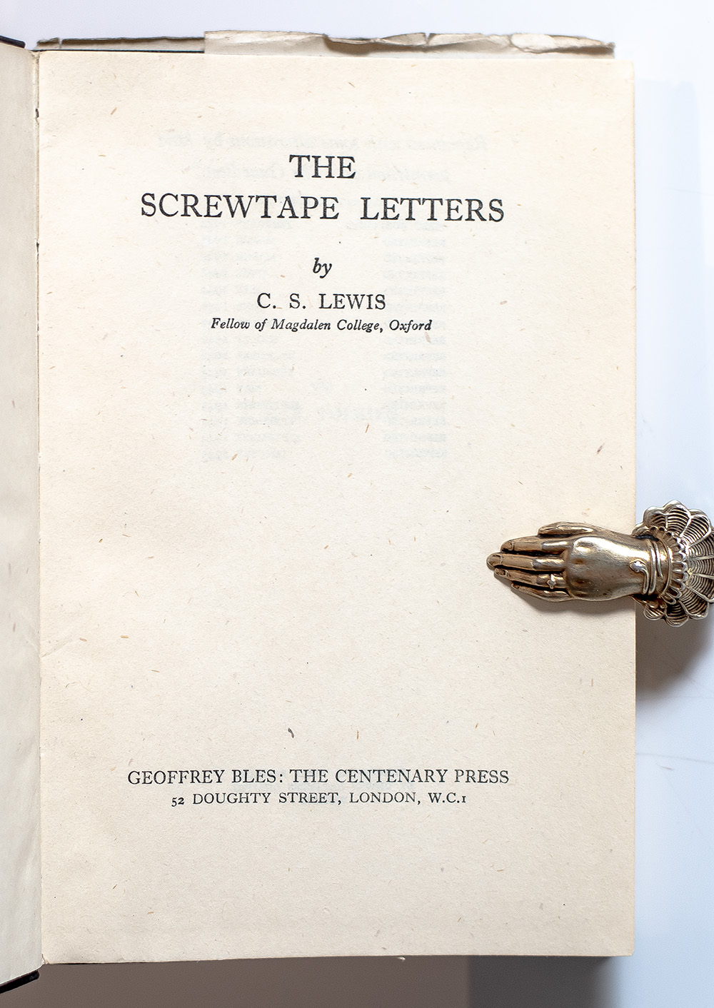 The Screwtape Letters.
