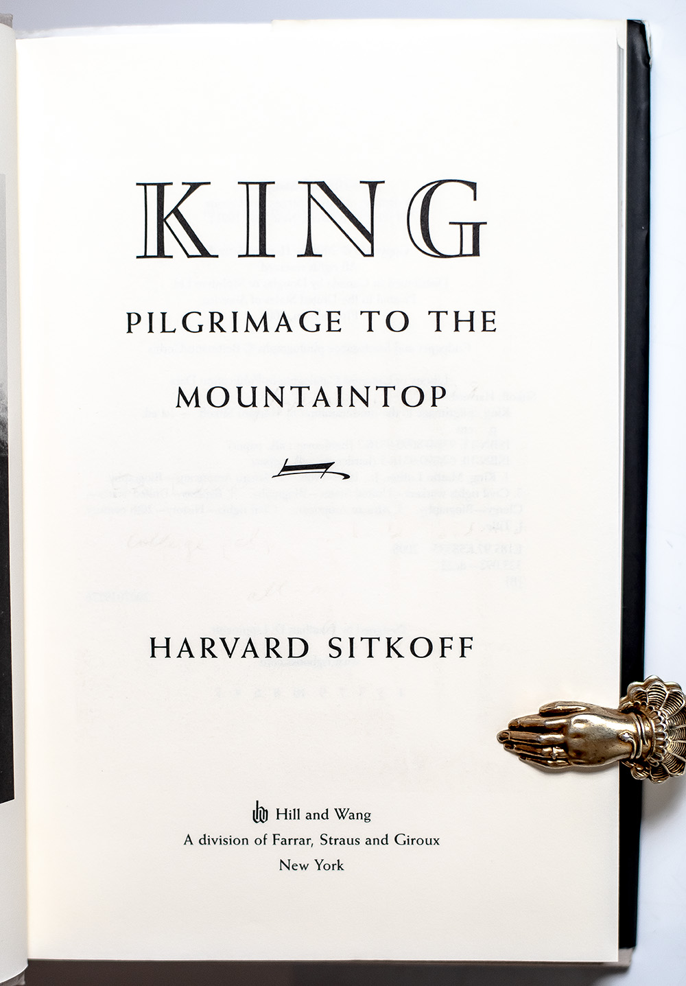 King: Pilgrimage to the Mountaintop.