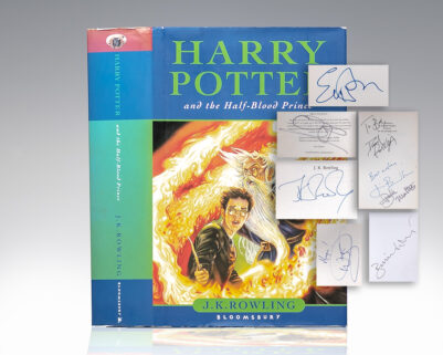First Edition of Harry Potter and the Half-Blood Prince; Signed by J.K. Rowling, Daniel Radcliffe, Emma Watson, and several other members of the 2009 film cast