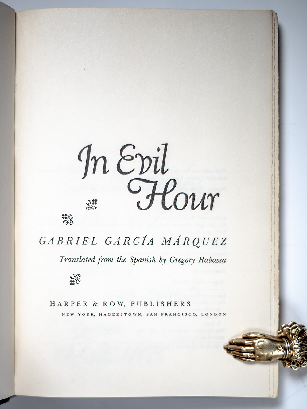 In Evil Hour.