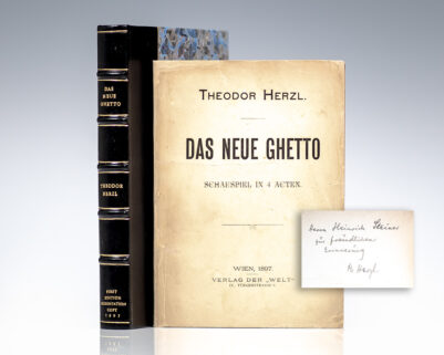 Das Neue Ghetto: Schauspiel in 4 Acten. [The New Ghetto: A Play in 4 Acts].