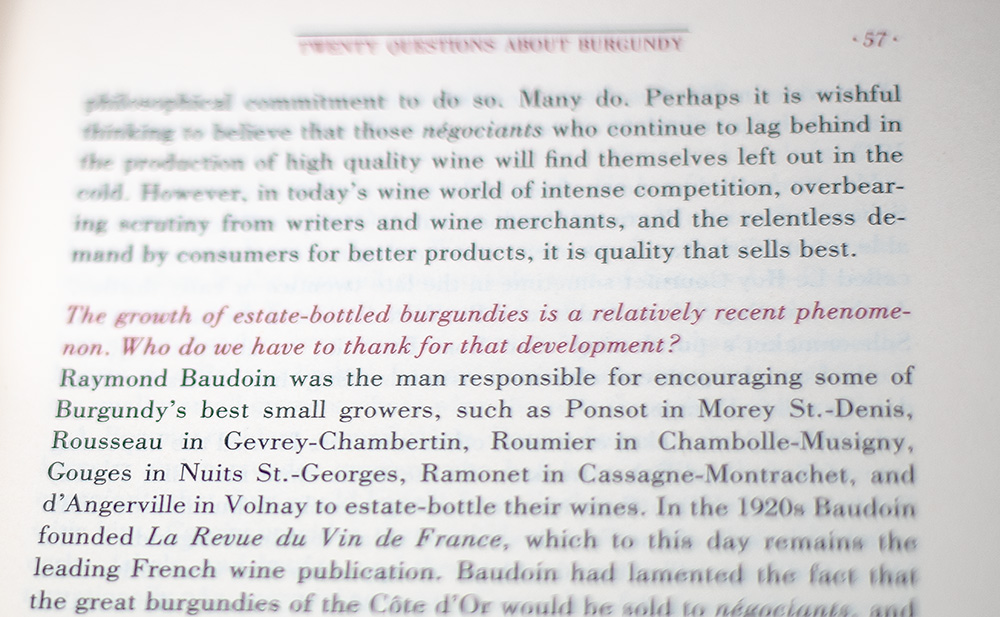 Burgundy: A Comprehensive Guide to the Producers, Appellations, and Wines.