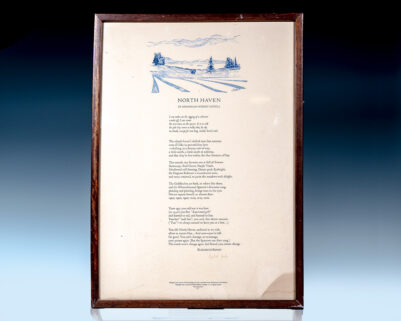 North Haven: In Memoriam Robert Lowell.