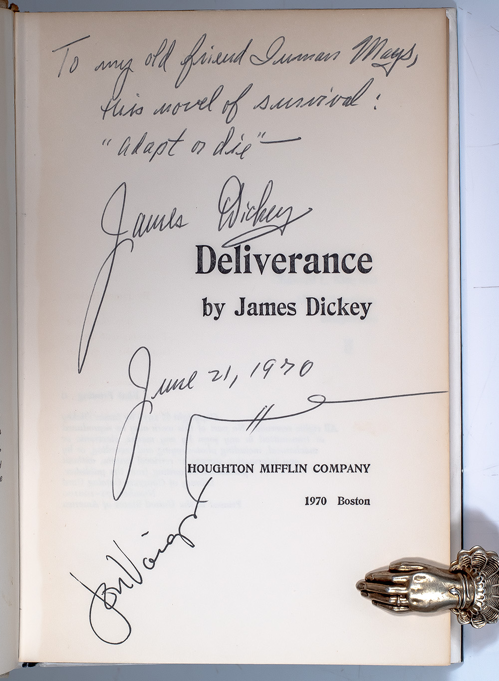 Deliverance.