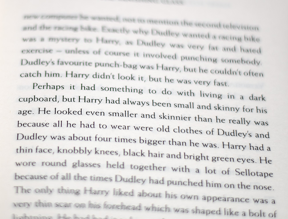 Harry Potter and the Philosopher’s Stone.