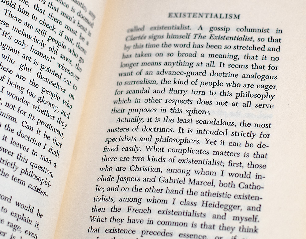 Existentialism.