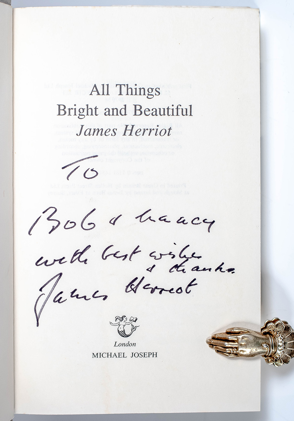All Things Bright and Beautiful.