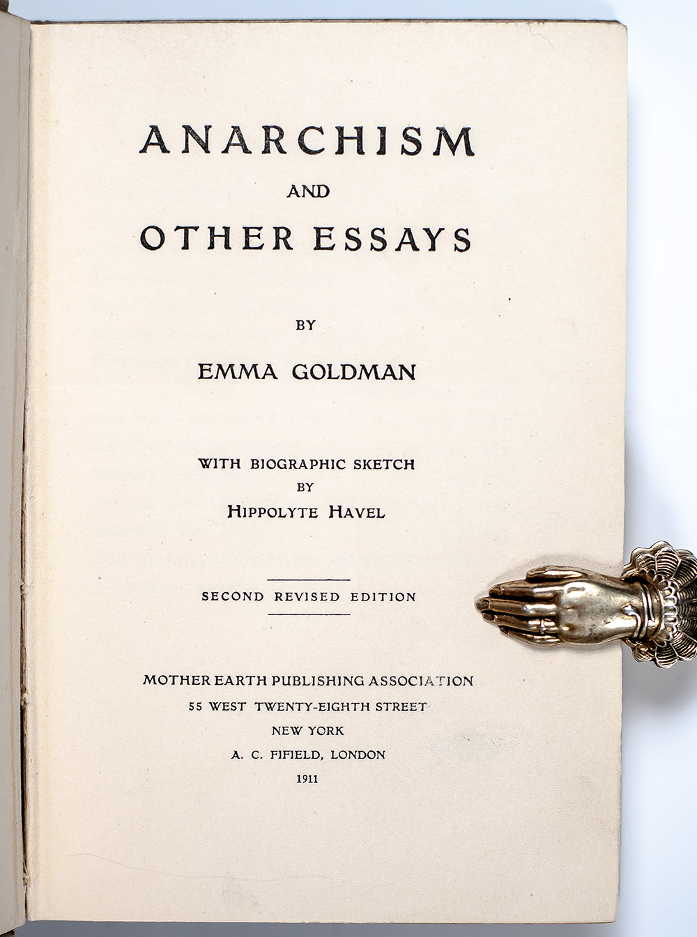 Anarchism and Other Essays. Copy