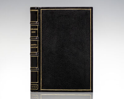 Rare First Edition of Agatha Christie's Towards Zero; Finely Bound by the Harcourt Bindery