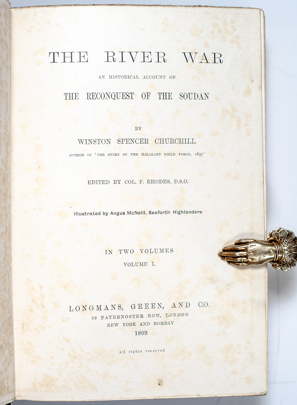 The River War: An Account of the Reconquest of the Sudan.