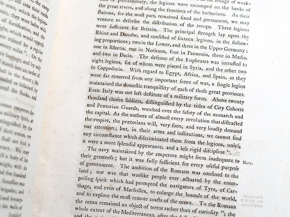 The History of the Decline and Fall of the Roman Empire.