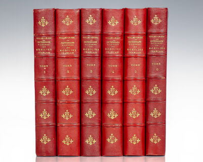 Dictionnaire Raisonne de Mobilier Francais de L'Epoque Carlovingienne a La Renaissance. [Dictionary of French Furniture from the Carlovingian Period to the Renaissance].
