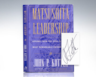 Matsushita Leadership: Lessons From the 20th Century's Most Remarkable Entrepreneur.