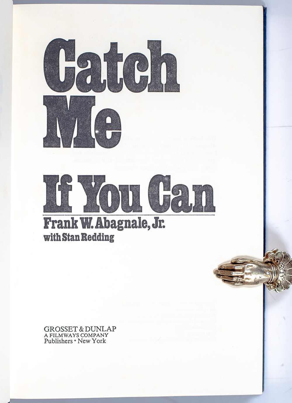 Catch Me If You Can.