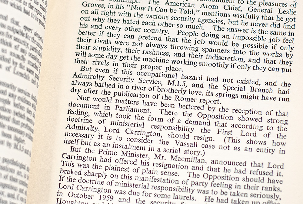 The Vassall Affair.