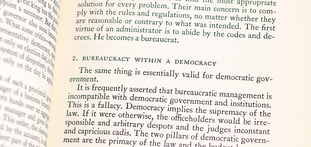 Bureaucracy.
