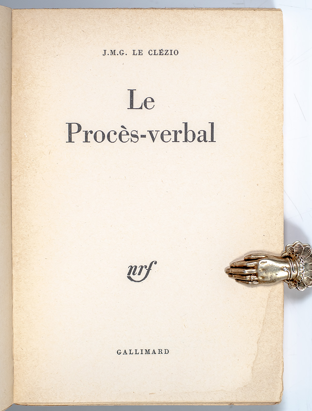 Le Proces-verbal.