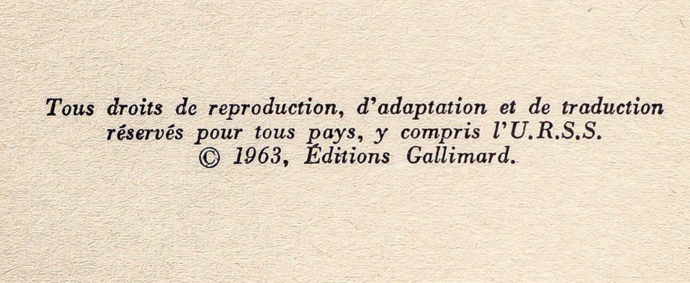 Le Proces-verbal.
