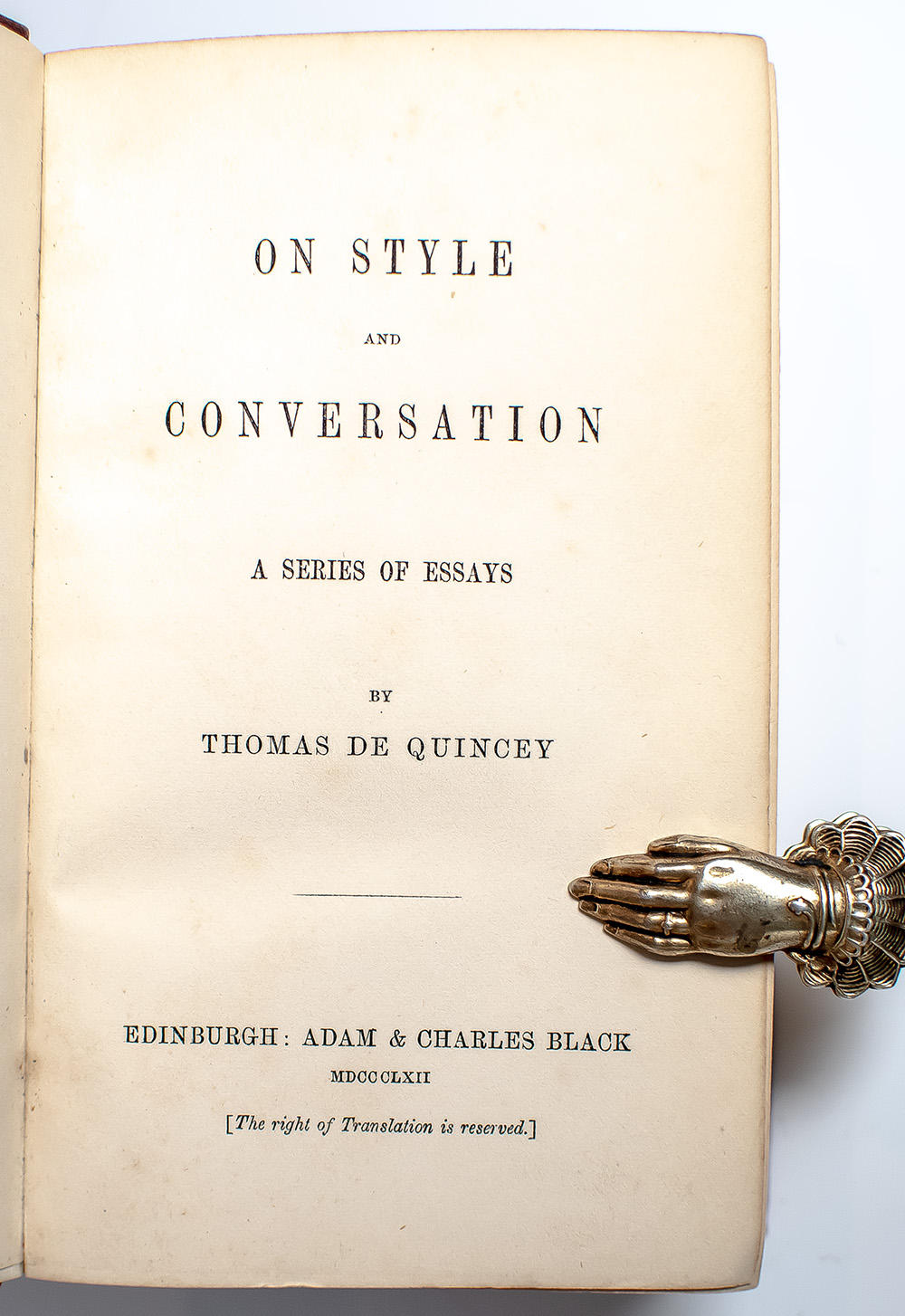 On Style and Conversation: A Series of Essays