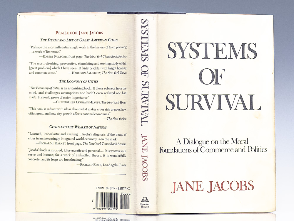 Systems of Survival: A Dialogue on the Moral Foundations of Commerce and Politics.