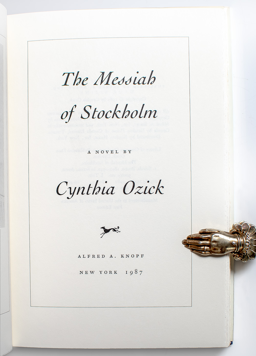 The Messiah of Stockholm.