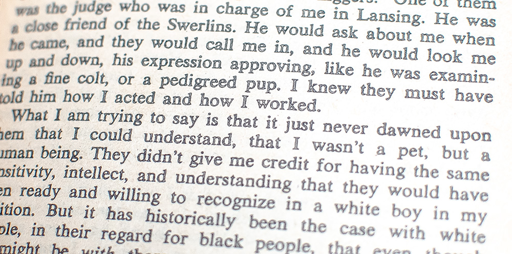 The Autobiography of Malcolm X.
