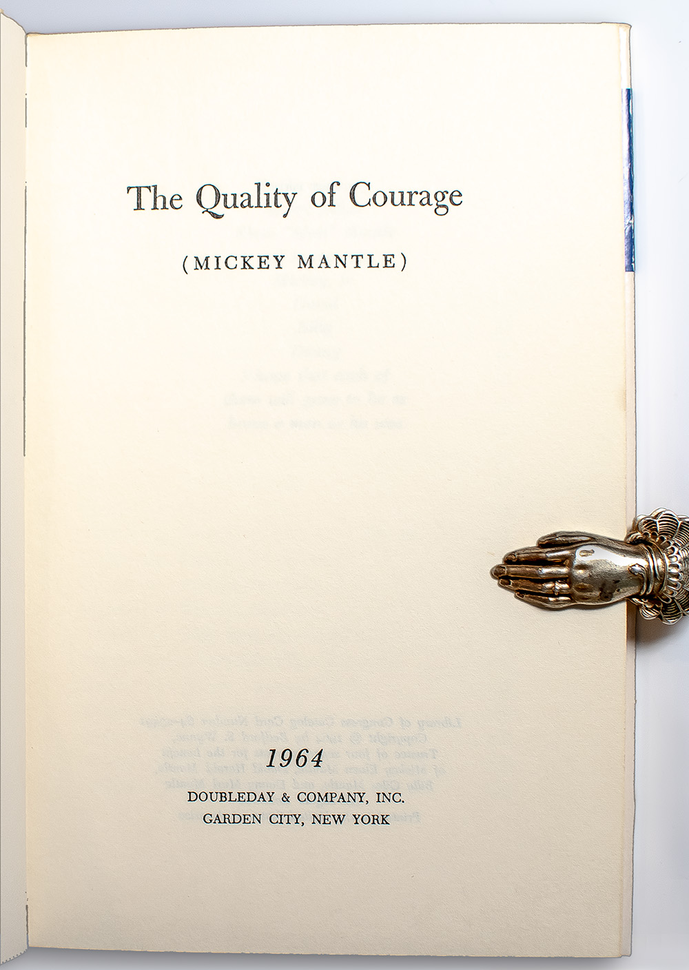 The Quality of Courage.
