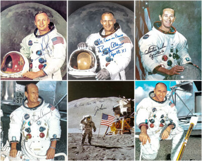 Apollo Moonwalkers Complete Collection of Signed Photographs.