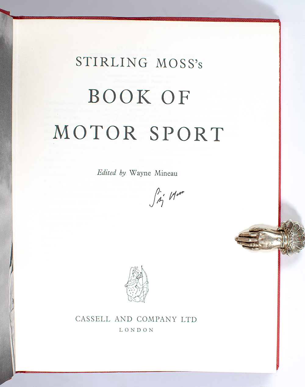 Stirling Moss’s Book of Motor Sport.