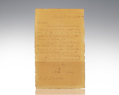 Frederick Douglass Autograph Letter Signed to M. M. Rodgers