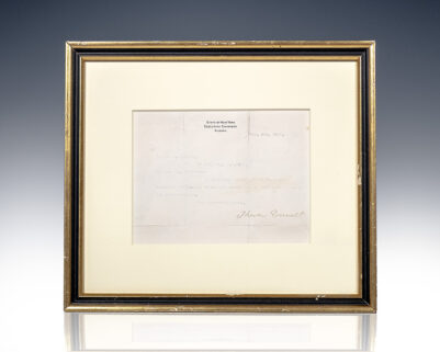 Theodore Roosevelt Typed Letter Signed.