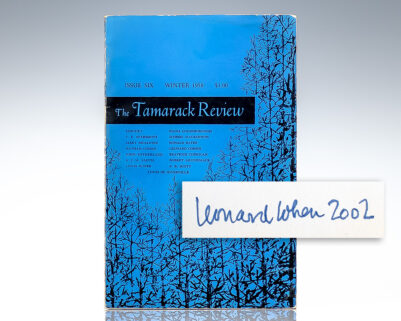 The Tamarack Review Issue Six: Winter 1958.