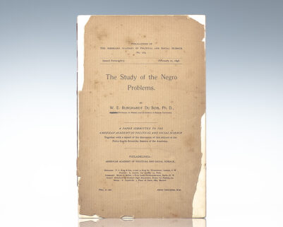 The Study of the Negro Problems.