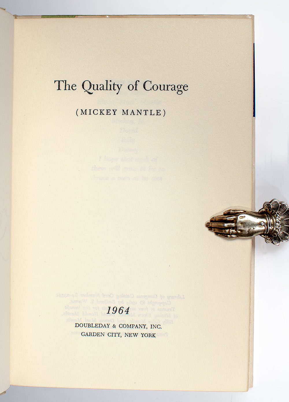 The Quality of Courage.