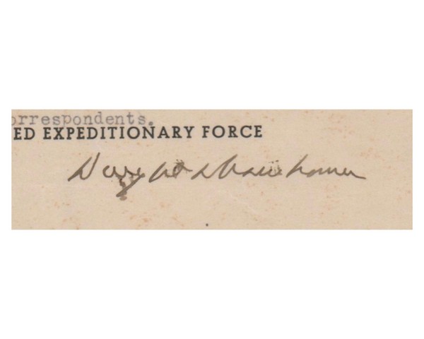 Dwight D. Eisenhower Signed Certificate of Merit & Royal Scroll Honoring Squadron Leader John C. Foster. - Image 3