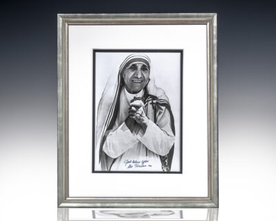 Mother Teresa Signed Photograph.