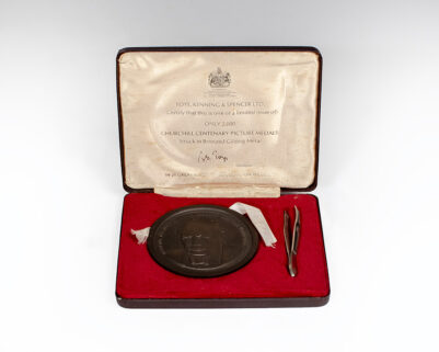 Winston Churchill Centenary Picture Medal.