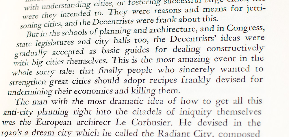 The Death And Life of Great American Cities.