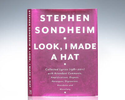The Collected Lyrics of Stephen Sondheim. Look, I Made a Hat.