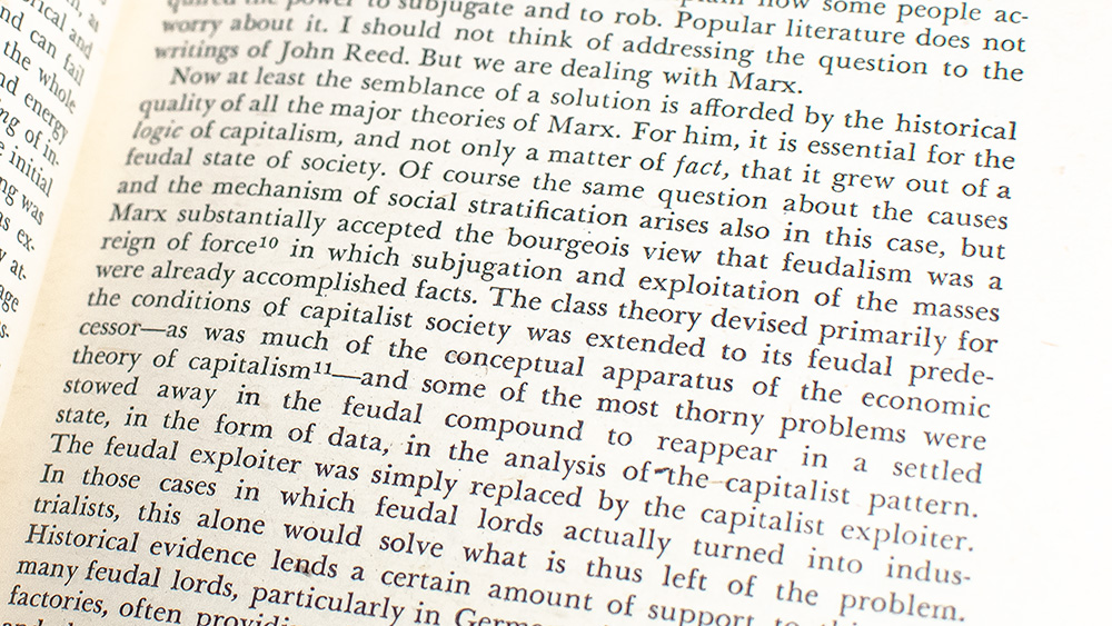 Capitalism, Socialism and Democracy.