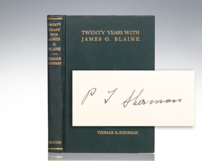 Twenty Years with James G. Blaine: Reminiscences by His Private Secretary.