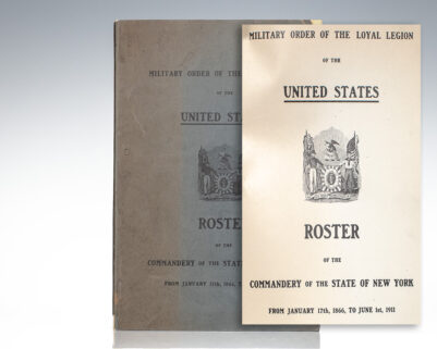 Military Order of The Loyal Legion of the United States: Roster of the Commandery of the State of New York from January 17th, 1866, to June 1st, 1911.