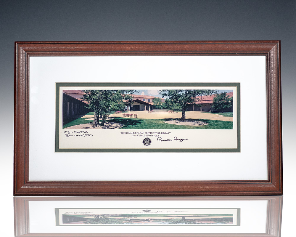 Ronald Reagan Signed Photograph.
