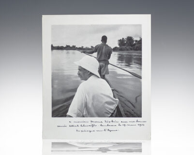 Albert Schweitzer Signed Photograph.
