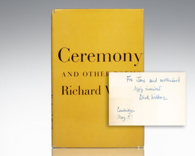 Ceremony And Other Poems.